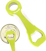 Bottle Opener for Seniors - Metal Handle, Ergonomic, Multifunctional Opener with Can Lifter and Corkscrew, Kitchen Tool for Easy Opening of Beer Bottles In, Restaurant or Home