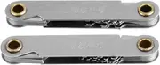 Compact Lightweight Practical Thread Gauge, Screw Gauge, Pitch Gauge, Thread Measuring Gauge, 2 Pcs/Set for Measuring Tool Measuring Gauge