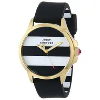 在飛比找蝦皮購物優惠-Juicy Couture 黑白條紋粉寶石手錶 全新正品美國
