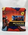 Disney Pixar - Incredibles 2 - Soft Body Pillow Case Cover 20in x 54in - New