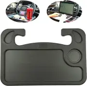 Car Steering Wheel Tray Desk Two Sided For Laptop Drink Food Work Table Holder