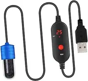 Fzaqwen Submersible Heater for Fish Tanks with Temperature Control 15-34 °C and Overheat Safety, 10W