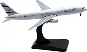 Pre-Built Model Aircraft 13CM 1/400 Scale Static Finished Model Airplanes for El Al B767-300ER 4X-EAL Die-cast Aircraft Displays Miniature Airplane Model