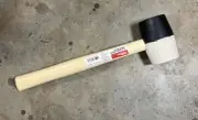 Non-Marring Hammer Double Headed Rubber Mallet DIYers Professionals Durable New