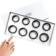 AKIKI Sizing Kit for Smart Ring, Ring Sizer Measuring Tool for Women Men, Size First Before You Buy, Choose from Size 6 to 13, Find The Perfect Ring Size Smart Ring Size