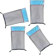 4Pcs Floating Chair Pool Hammock Net Durable Net Pocket for Swimming Pool Lightweight and Compact Design for Pool Parties and Relaxation