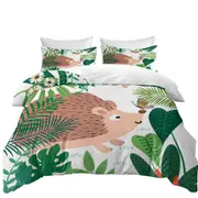 Cute Hedgehog for Kids Quilt Cover