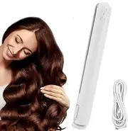 Mini-Duals Purpose Curling Iron, 2-in-1 Portable Curling Wand and Flat Iron, Cordless Hair Straightener for Travel, Curling Wand for Short and All Hair Types