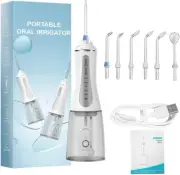 [2024 New Version] Cordless Water Dental Flosser, Portable Oral Irrigator for Te