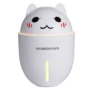 2W Creative Mini Portable Cute Pet Shape Mute Desktop Air Humidifier with Extended USB Port, Capacity: 320ml, DC 5V(White)