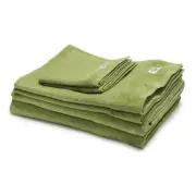 6pc Onkaparinga Mossman Bath/Face/Hand 100% Cotton Bathroom Towel Set Tarragon