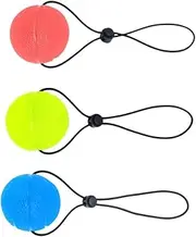 FOYTOKI 3pcs Assorted Color Hand Grip Balls Therapy Squeeze Exercise Balls for Finger Hand and Wrist Strengthening Portable Strength Trainer for Fitness and Rehabilitation