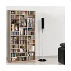 NEW Home Office Design CD & DVD Media Rack Stand Oak