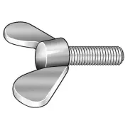 Manufacturer Varies Thumb Screw,M8-1.25,Zinc,50mm L WS6S080500-001P1