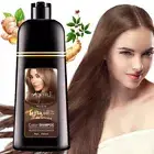 500ML Permanent Hair Dye Instant Fast Hair Dye Color Shampoos Natural Herbal Dye