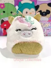 Squishmallows Squishville Mellie the Unicorn 2" Plush Brand NEW