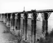View Of Liskeard Viaduct Cornwall 1894 Train Old Photo