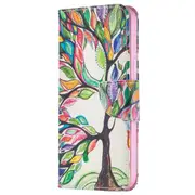 Colored Drawing Pattern Horizontal Flip Leather Case for Redmi 6/6A,with Holder & Card Slots & Wallet(Tree of Life)