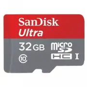 32GB MEMORY CARD SANDISK ULTRA HIGH SPEED MICROSD CLASS 10 for CELL PHONES