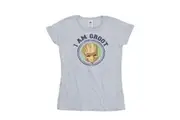 Guardians Of The Galaxy Womens/Ladies Groot Varsity Cotton T-Shirt (Sports Grey) - UTBI22518