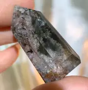 BEAUTIFUL RARE GARDEN QUARTZ CHRISTMAS QUARTZ POLISHED CRYSTAL MINI-TOWER *8