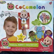 Cocomelon musical puppet theater kit Musical Card Included, Makes 7 Puppets