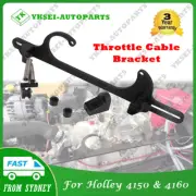 Billet Aluminium Throttle Cable Carburetor Bracket Kit Suit For Holley 4150 4160