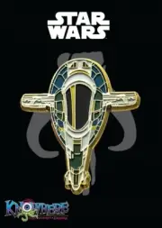 Star Wars Celebration 2019 Jango Fett Slave 1 Gold Trim Exclusive Pin IN HAND