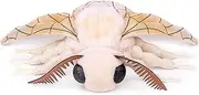Silk Moth Plush Simulation Toy, Cute Yellow Silk Moth Toy, Soft Plush Animal Silk Moth Toy Collection, Flying Animal Holiday Decorate for Boys and Girls 16in
