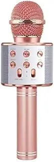 Pbuddy Wireless Bluetooth Karaoke Microphone,4 in 1 Wireless Portable Handheld Mic Karaoke Machine for Christmas Home Birthday Party, Professional Karaoke Mic Speaker