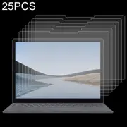 25-Pack Tempered Glass Film For Microsoft Laptop Studio 14.4 Inch - 9H 2.5D Explosion-Proof