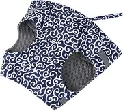 ROMISBABA 1 Set Chest Strap Cat Harness Blue Vest Style Pulling Rope for Comfortable Cat Walking Breathable Design with Ergonomic Handle for Stylish
