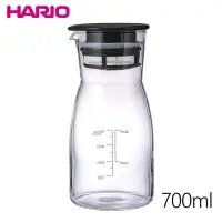 在飛比找momo購物網優惠-【日本HARIO】耐熱玻璃醃漬罐700ml-黑