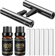 Car Air Fresheners Scents Diffuser Vent Clips Perfume Essential Oil Sticks Fro W