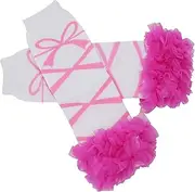 [Bienvenu] High Rainbow Polka Dot Legwarmers Socks Cotton Leggings