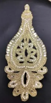 Set of 12 Indian Big Size Decorative Lehanga,Saree Patch Appliques Mirror Work