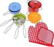 1Set Mini Kitchenware for Simulation Cookware Props Safe Playthings for Boys and Creative Role Play Kitchen