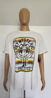 Roots of Fight El Rey Mysterio Lucha Libre Mens T Shirt 100% Cotton 2X-Large