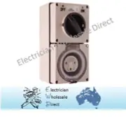 3 pin Round 32A 240v Switch Socket Outlet Industrial Switchgear IP66 amp