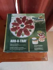 Open Country Nesco FD-60 FD-70 Food Dehydrator Add-A-Tray Beef Jerky 8 Trays