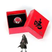 Anime Cosplay Naruto Ring With Box, Adult Finger Props Accessories Cool Stuff Uchiha Itachi