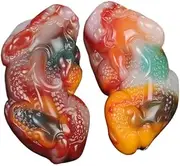 [HXSCOO] Imitation Hetian Jade Colorful Jade Pendant Colorful Agate Jade Pendant