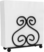 Scroll Collection Napkin Holder – Napkin Holders for Tables, Farmhouse Napkins H