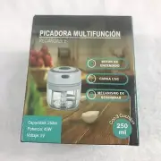 250ml mini electric garlic chopper USB cjargong foof processor masher tool