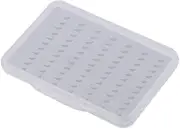 NEWSHOT Slimline Fly Box - Clear Hook Flies Fishing Tackle Storage Foam with Case