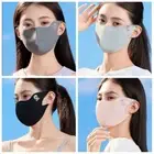 Summer Ice Silk Mask Face Mask Face Gini Mask Breathable Face Cover Sports