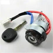 VMDWAQ Fit for Kia Forte Full Door Lock Core Iginition Lock Cylinder Auto Left Front Door Car Lock Cylinder(Ignition Lock 1 Key)
