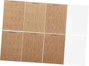 1 Set Double Sided Nail Art Practice Sheets for Beginners Reusable Drawing Pads with Clear Pet Sheets for Nail Art Sketching and Learning Techniques