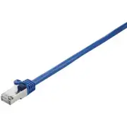 V7 Blue Cat7 Shielded & Foiled (SFTP) Cable RJ45 Male to RJ45 Male 2m 6.6ft