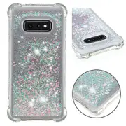 Compatible Samsung Galaxy S10e Case Glitter Liquid Transparent Sparkly Shiny Bling Crystal Clear Flowing Quicksand Cover Tpu Silicone - Light Pink